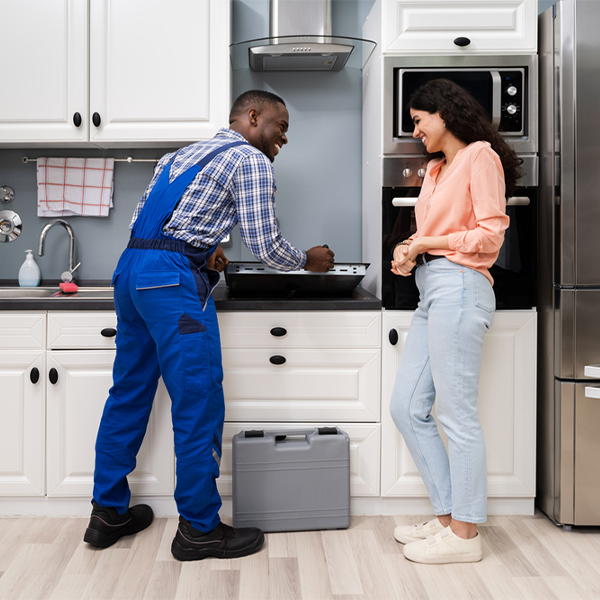 can you provide an estimate for cooktop repair before beginning any work in Hartland Four Corners